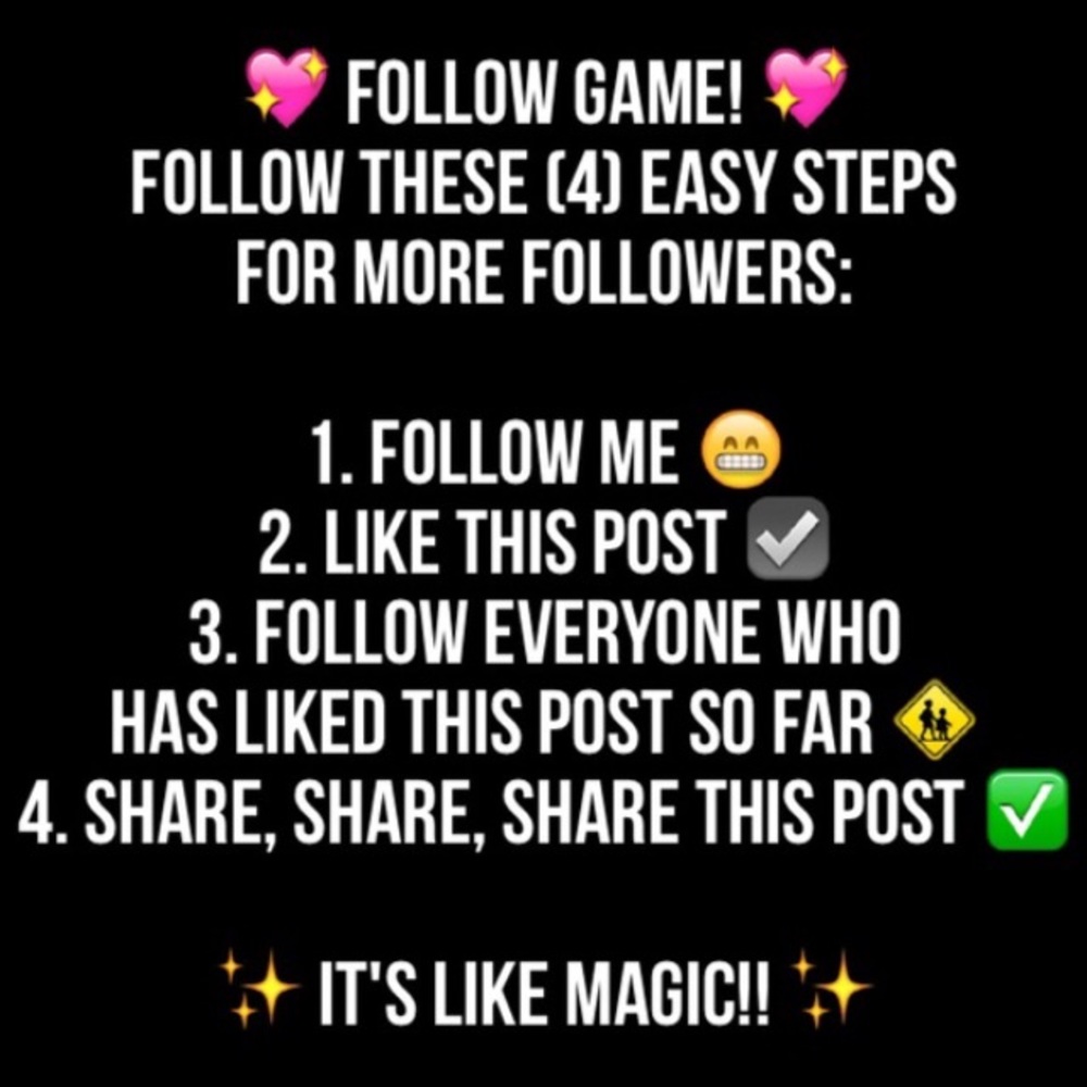😆 NEW Follow Game! 😁 - Picture 2 of 2