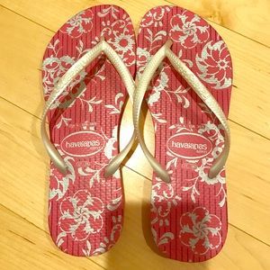 Pink & Pearl White Havaianas