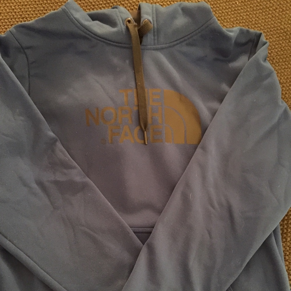 SOLD North face hoodie (colts blue)