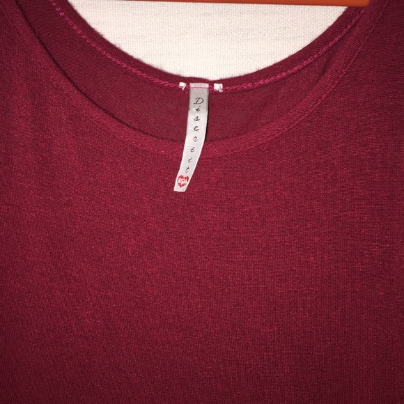 Maroon Plus Top - Picture 3 of 3