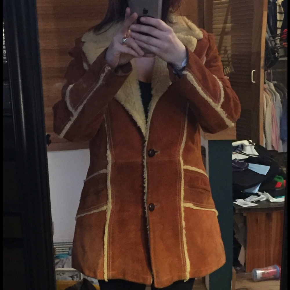 Vintage Ms. Pioneer suede coat