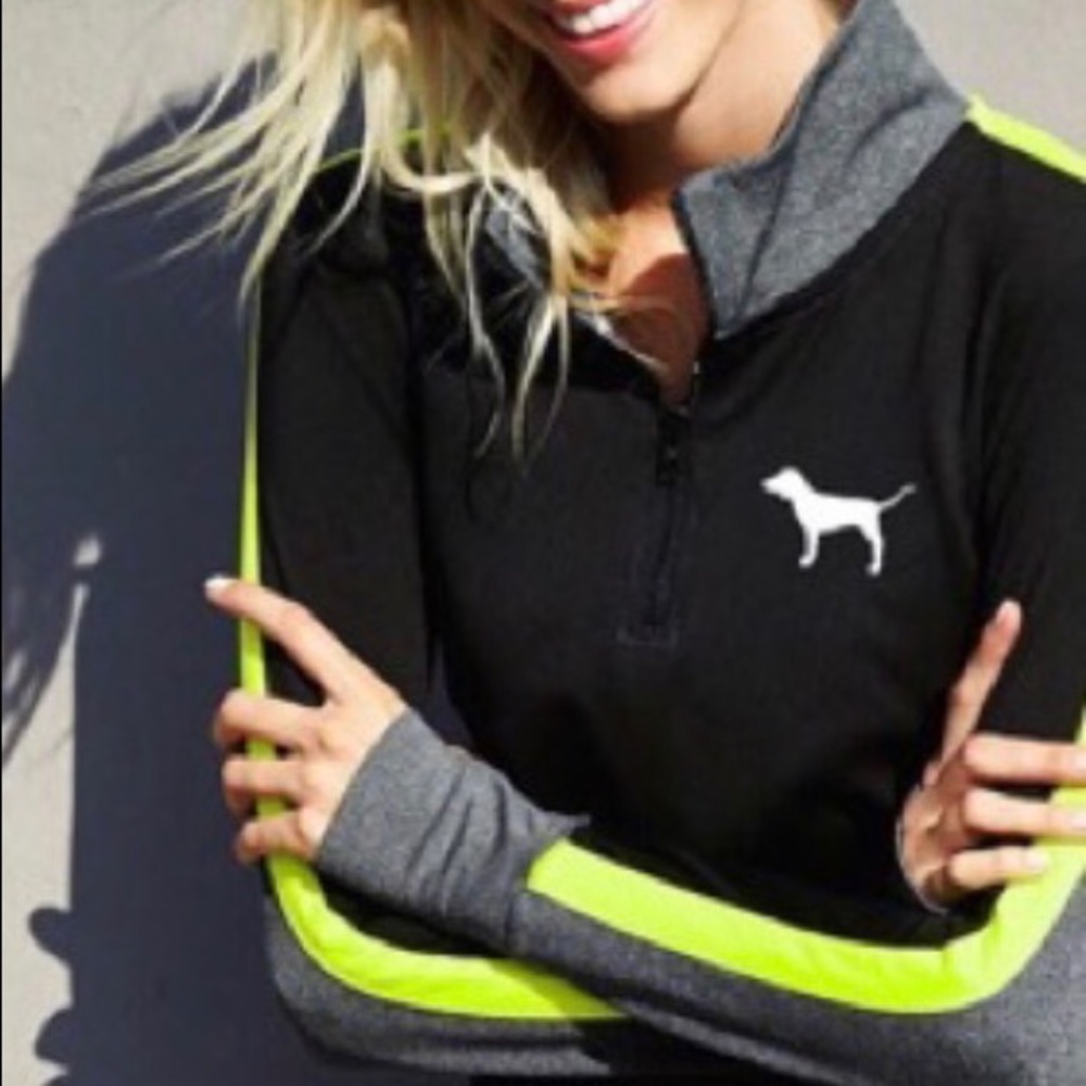 VS pink ultimate zip up jacket