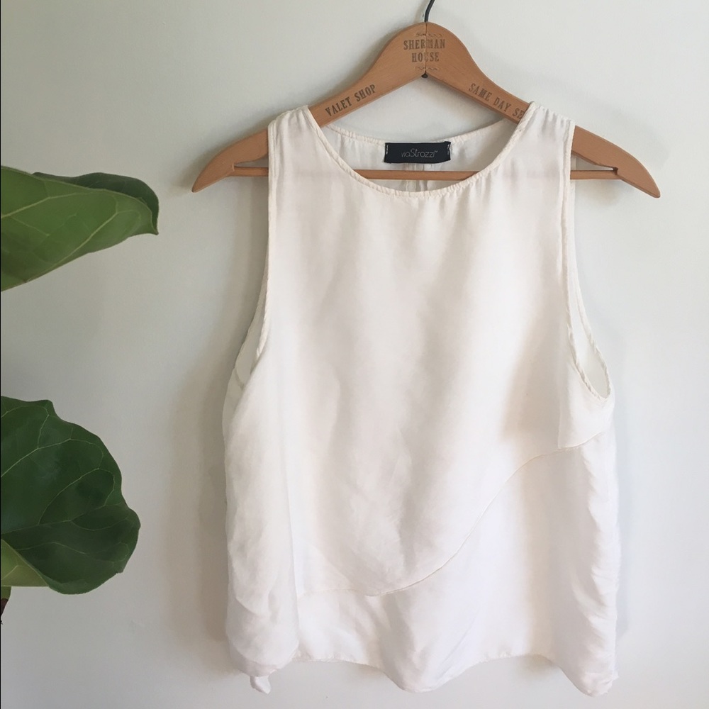 Via Strozzi silk tank