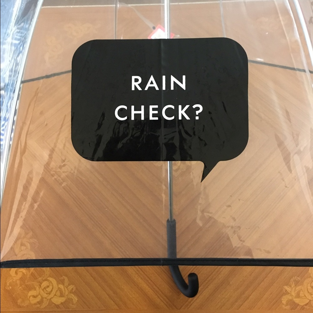 kate spade clear umbrella