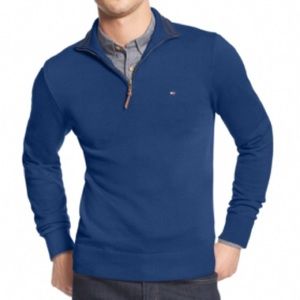 Tommy Hilfiger Signature Solid Quarter-Zip Sweater