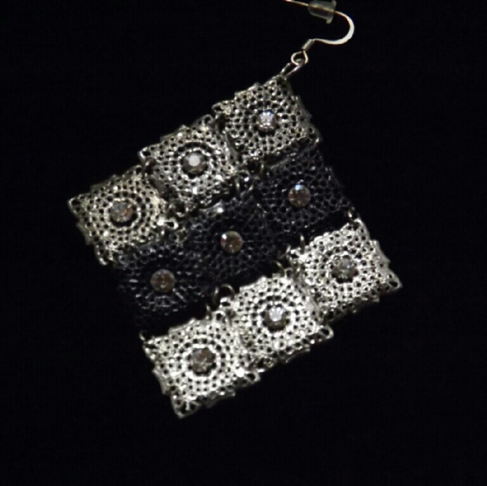 Handmade Checker Earrings