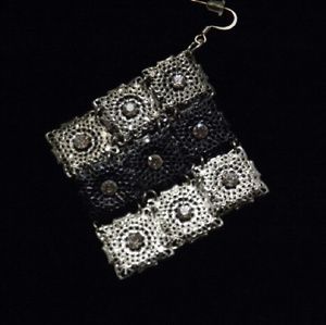 Handmade Checker Earrings