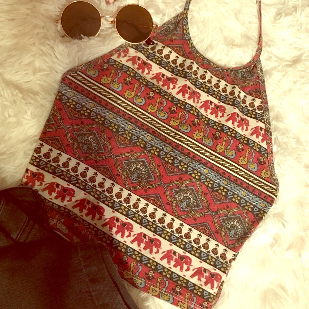 Urban outfitter halter crop top
