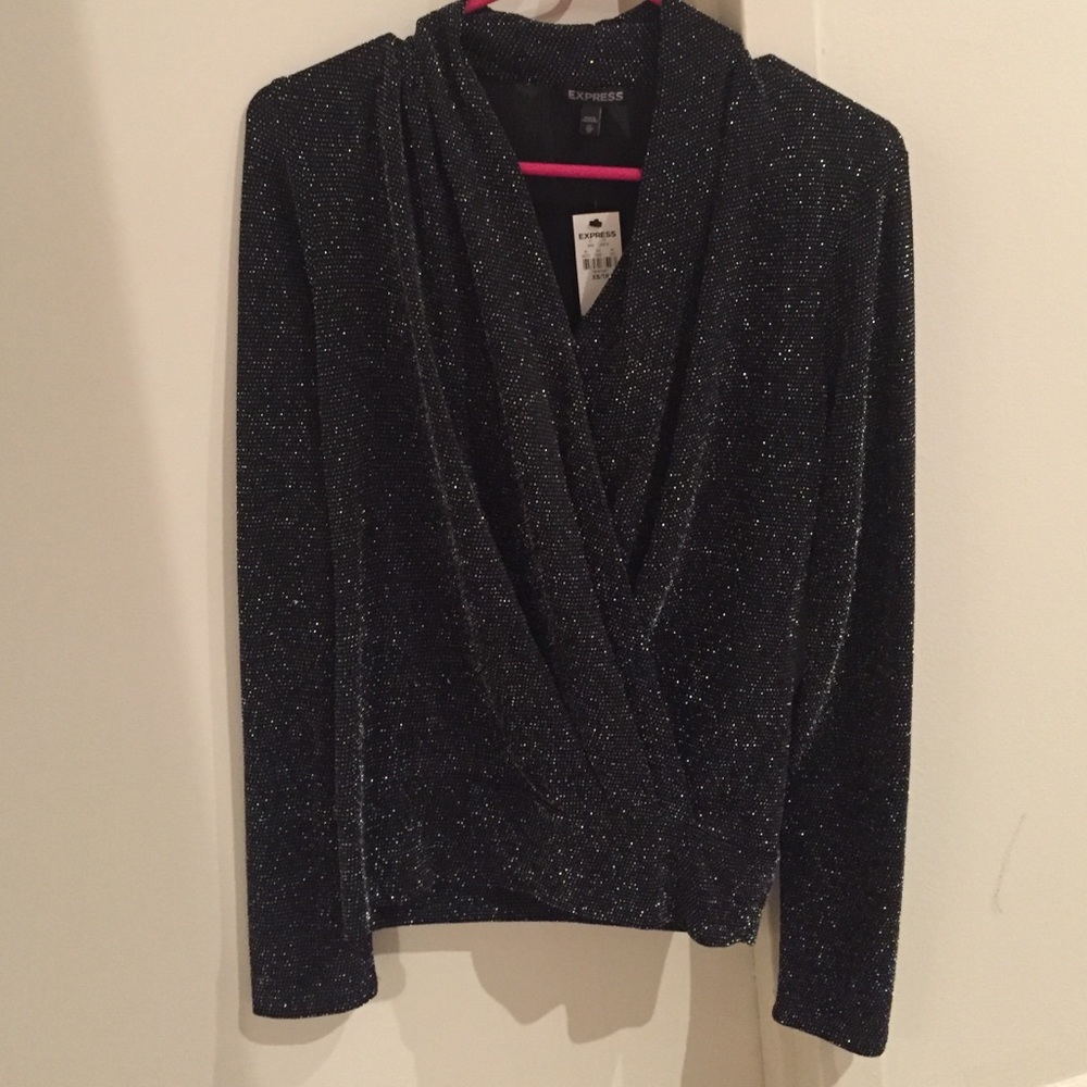 Black with sparkle top