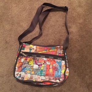 Cute and casual LeSportsac purse with a fun print