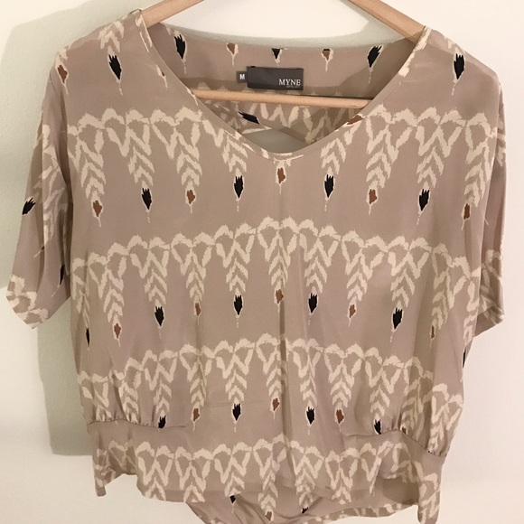Silk Myne Print Top - Picture 5 of 6