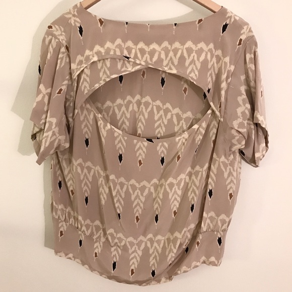 Silk Myne Print Top - Picture 3 of 6