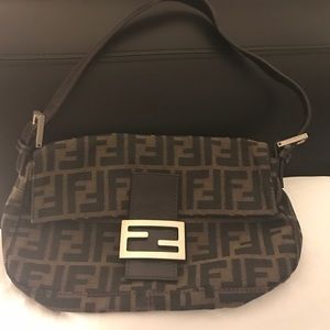 Fendi Zucca Baguette Bag