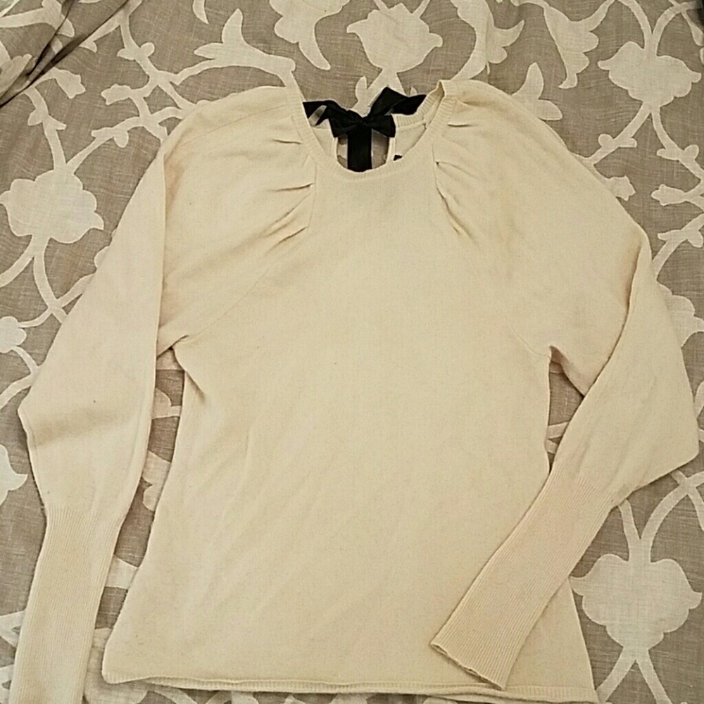 Ralph Lauren ivory cashmere sweater size S