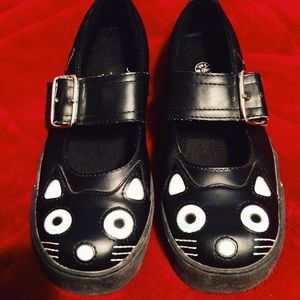 T.U.K Kitty Cat Mary Janes shoes
