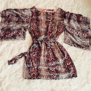 Silky Kimono Dress