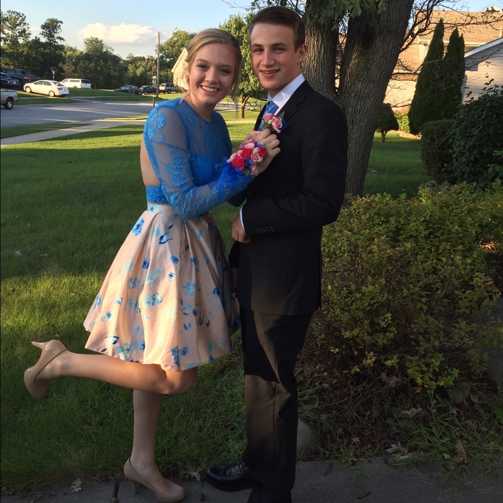 Sherri hill floral dress