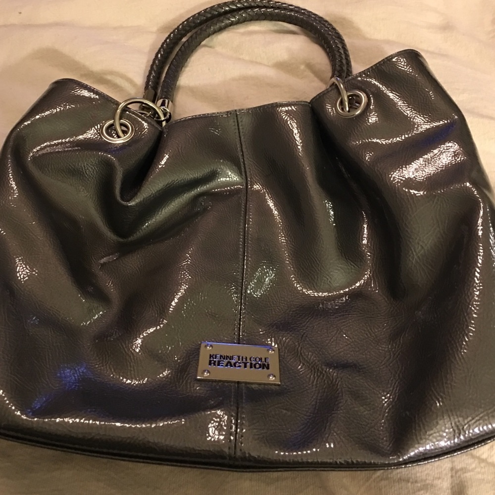 Dark grey Kenneth Cole handbag.