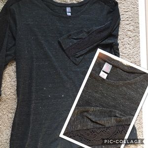 Mid length sleeve top