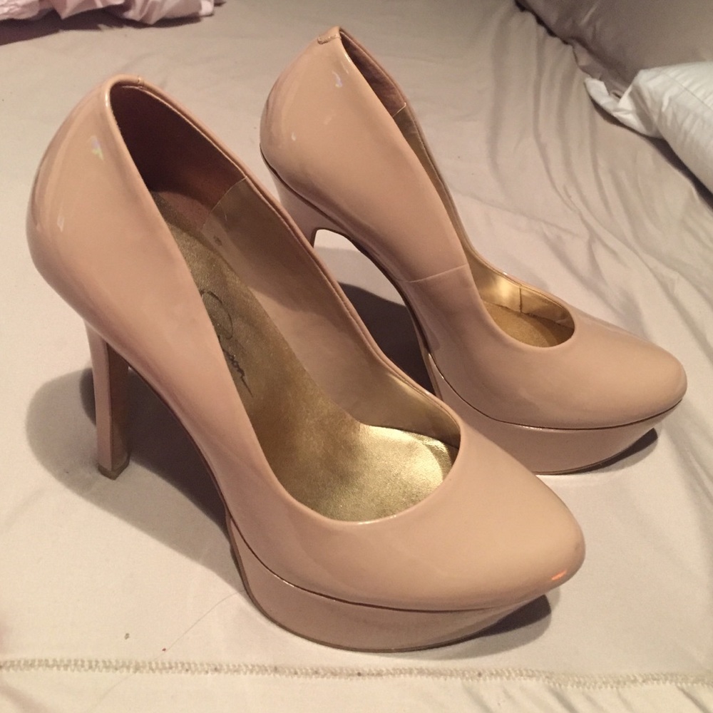 Jessica Simpson Heels Nude