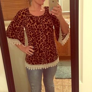 Leopard & Lace Tunic