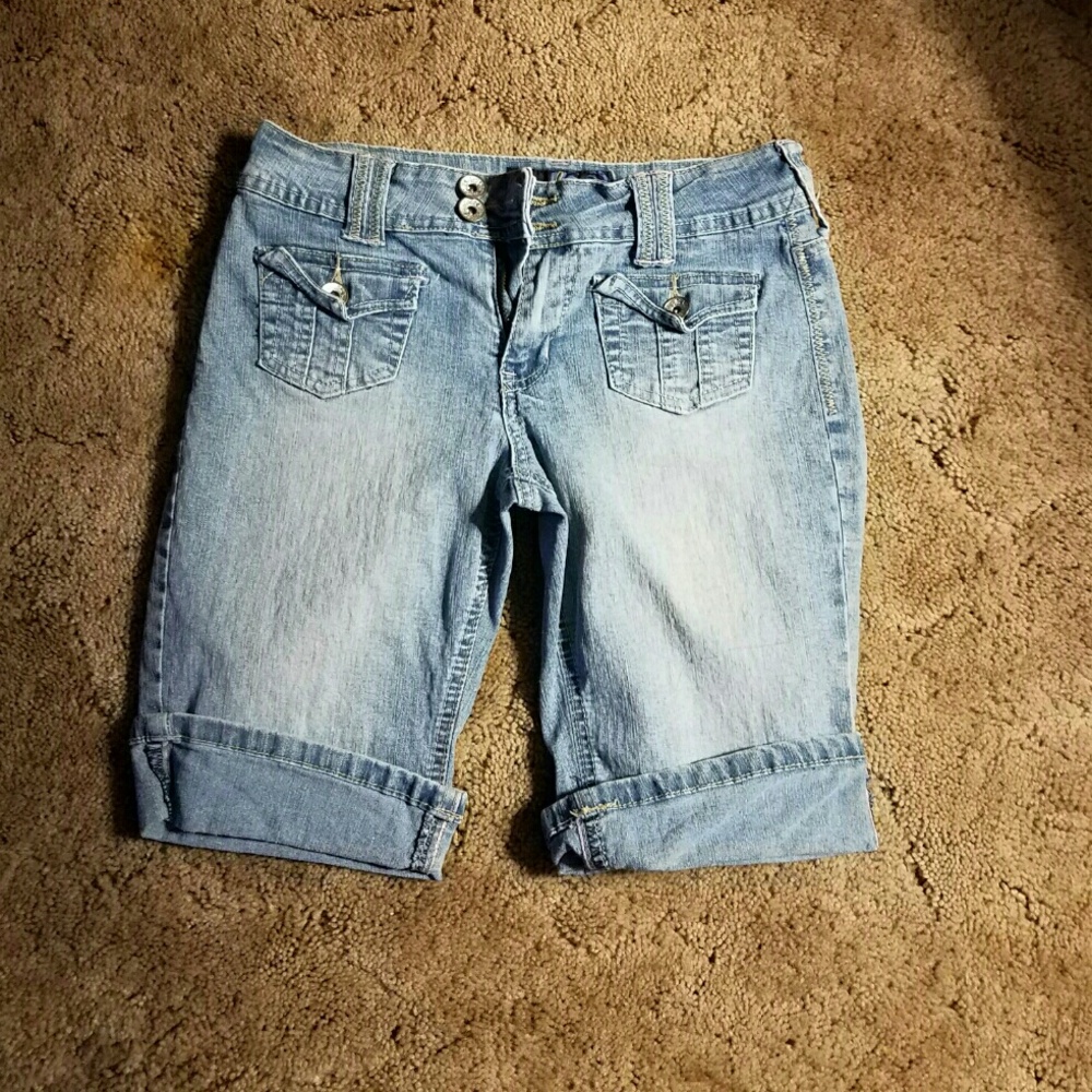 Girls over the knee shorts