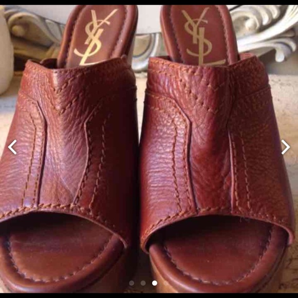 YSL open toe platform clogs - Picture 3 of 3