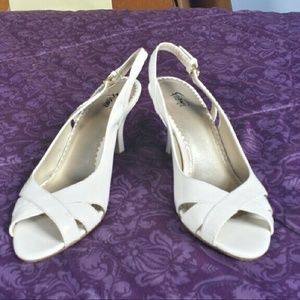 Classic white sandals