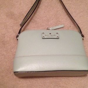 Mint cross body purse.