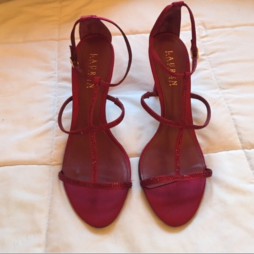 Red Lauren Ralph Lauren Heels