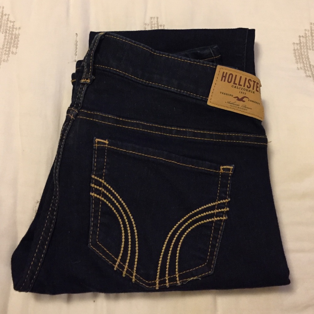Dark wash boot cut Hollister jeans