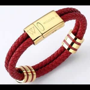 BLOW OUT SALE!! Red Nappa Leather Bracelet