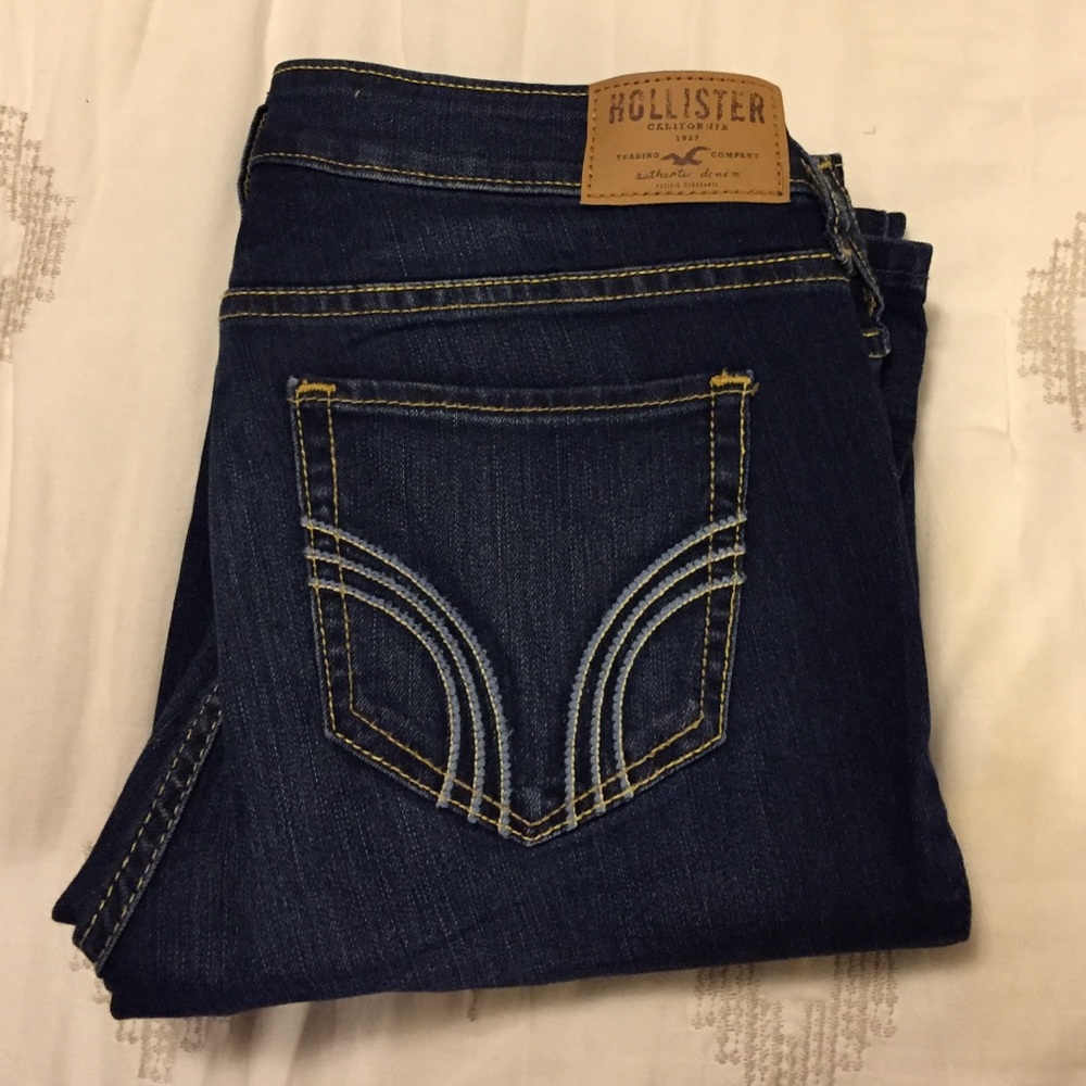 Super skinny medium wash Hollister jeans
