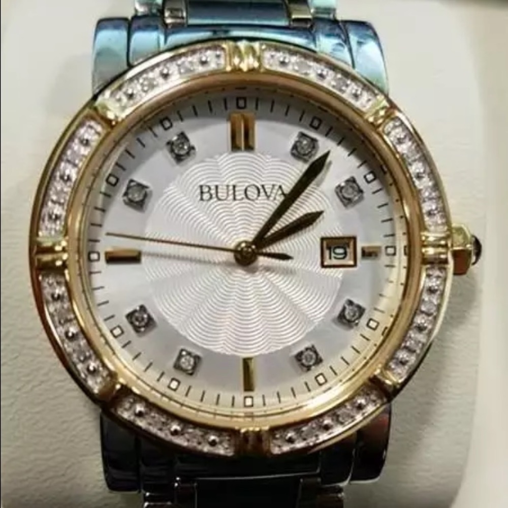 Brand new genuine diamond 💎 Bulova watch