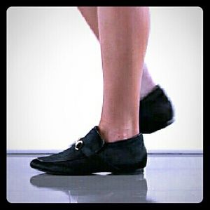 kensie beatle black loafers