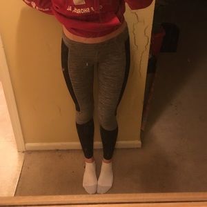 Grey and Black Target leggings