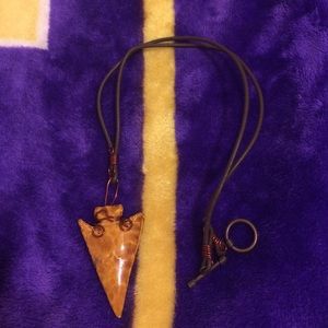Rare Indian arrow head necklace