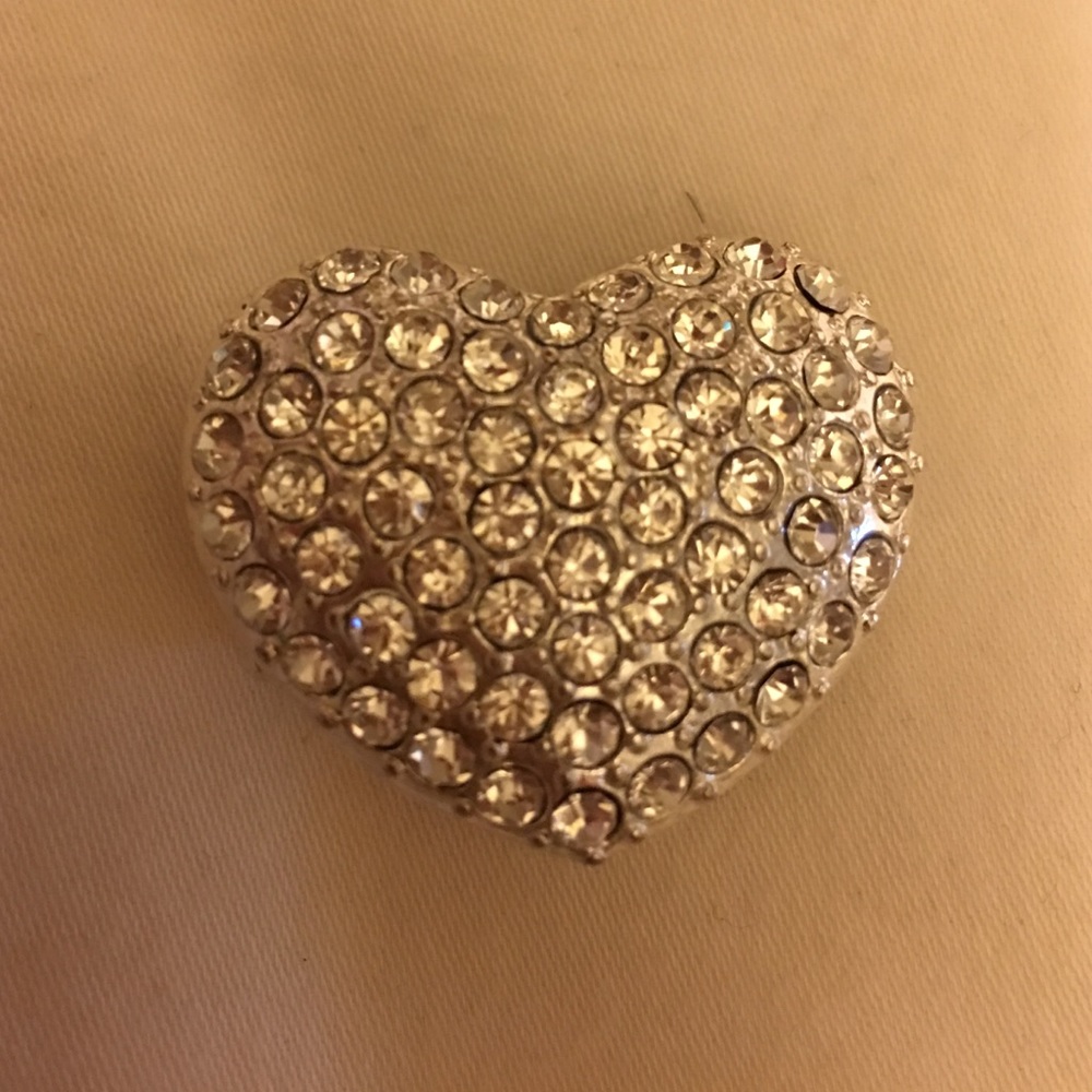 Crystal Heart Bling Ring