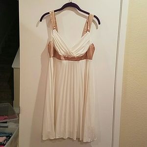 White & Gold Dress