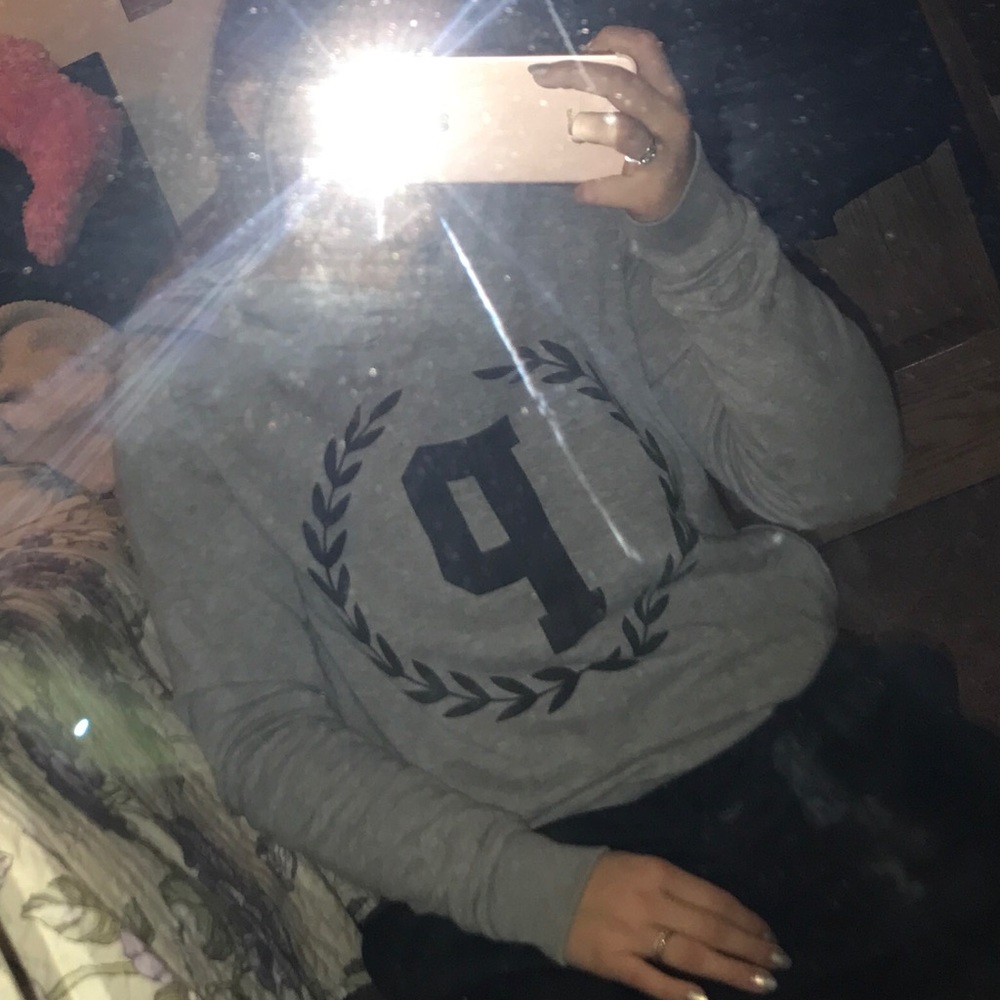 Gray size medium VS PINK hoodie