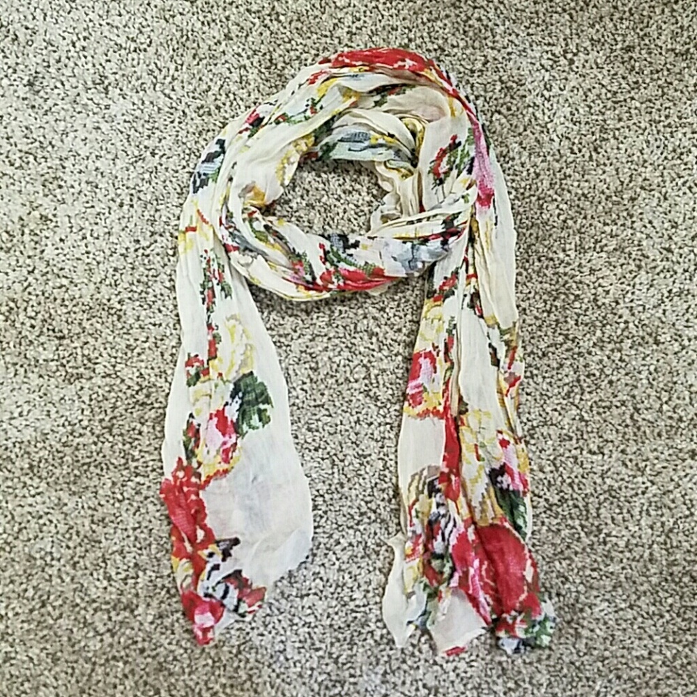 Floral scarf