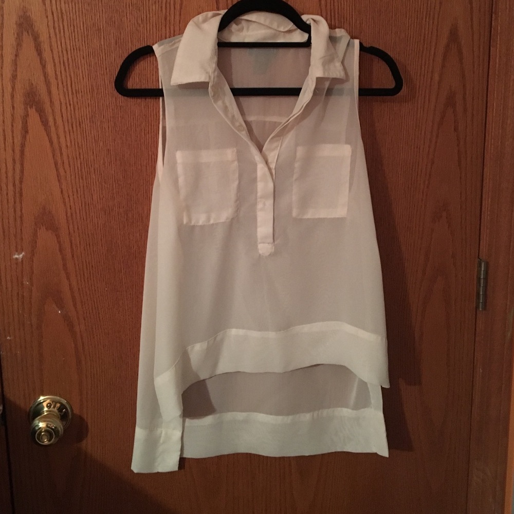 White tank top
