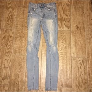 American Eagle ripped jeans