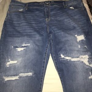 Plus size denim