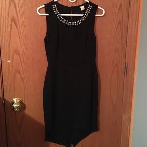 black cocktail dress