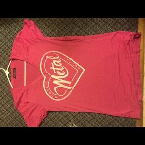 Womens metal mulisha shirt