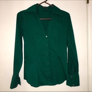 Express Dark Green Blouse