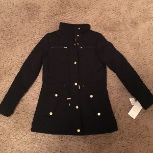 Black Fleece Lined Coat
