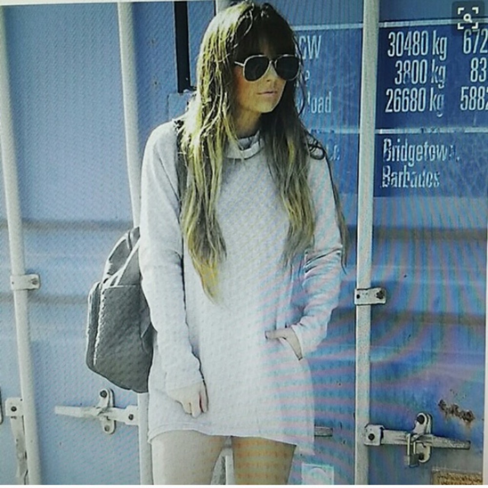 Comfy days tunic: grey