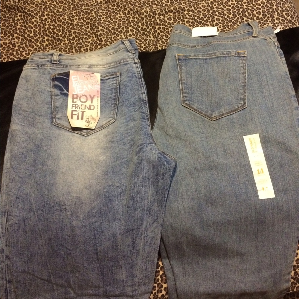 2 pairs skinny jeans